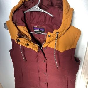 Patagonia hooded Bivy down vest